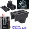 Для Suzuki Swift Armrest Box Для Suzuki Swift 2005-2025 Подлокотник автомобиля Изогнутая поверхность Автомобильный ящик для хранения Легко устанавливается Выделенный