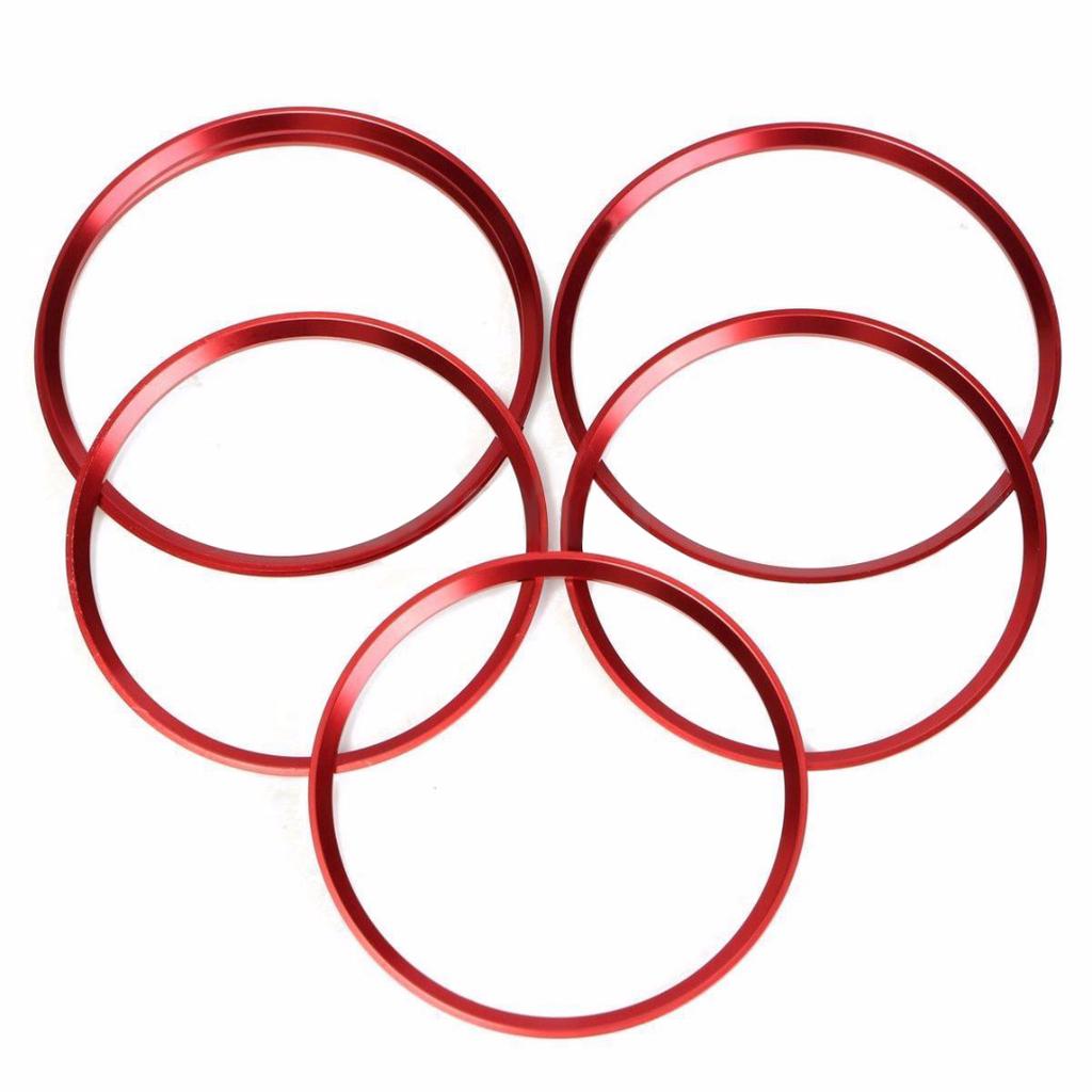 5 шт. красная накладка на выпускное кольцо для Benz A/B/CLA/GLA Class 180 200 220