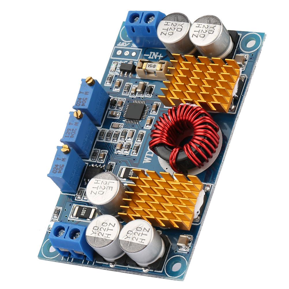 5.32V to 1V, 30V 10A Automatic Step-Up-Down Regulator Charging Module, Thick Plated Circuit Board, High Quality Low Resistance Chips, Aluminum Plat