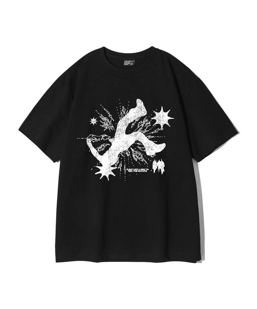 ELIMENO El Dropper Short Sleeve T-Shirt Black