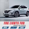 Декоративная накладка на рамку противотуманной фары Honda HR-V 15-18