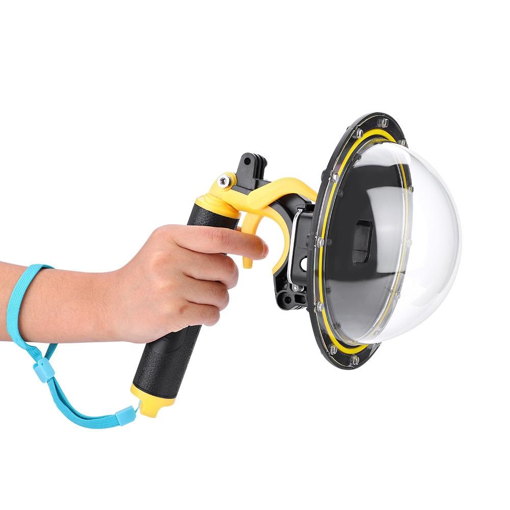 TELESIN Professional Dome Port Waterproof Case Housing for GoPro Hero 5 6 7 Camera