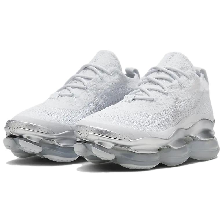 Nike Женские кроссовки Air Max Scorpion Flyknit Pure Platinum серого цвета с серебристым металликом DJ4702-003