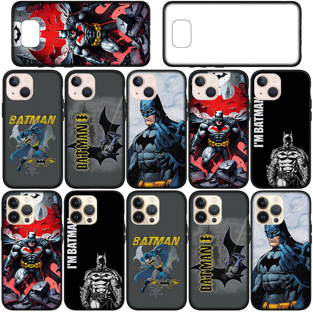 for Samsung Galaxy S25 S24 S23 S22 Ultra FE Plus A17 A37 A57 A56 A55 A06 A16 A15 A36 A26 A35 A05 A25 A54 Phone Case Kawaii Bruce Wayne Batmans Bat Man