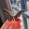 Colorful Butterfly Designer Brooch Women Shiny Rhinestones Lapel Pin Luxurious Clothing Jewelry Accessories