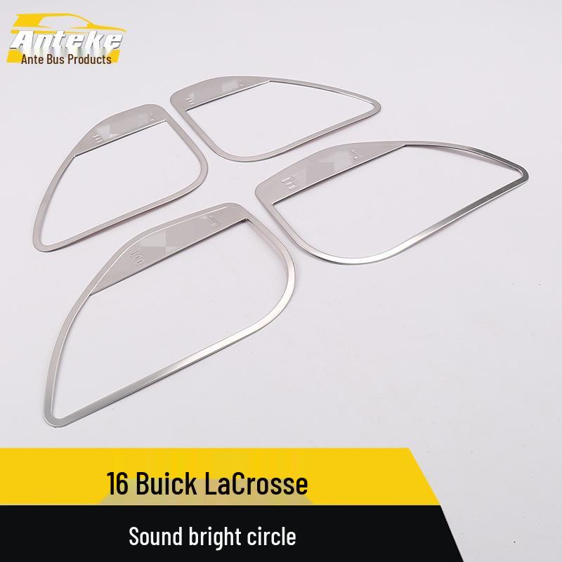 Декоративные рамки динамиков из нержавеющей стали для дверей автомобиля Buick Regal - 16 шт.