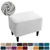 1PC Stretch Wing Chair Covers Elastic Anti-dirty Velvet Wingback Armchair Cover Single Relax Sofa Covers with Seat Cushion Cover
