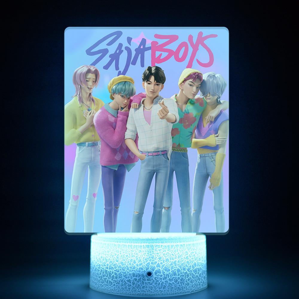 Kpop Demon Hunters Led Light With Touch Control For Home Decor And Gift Ideas