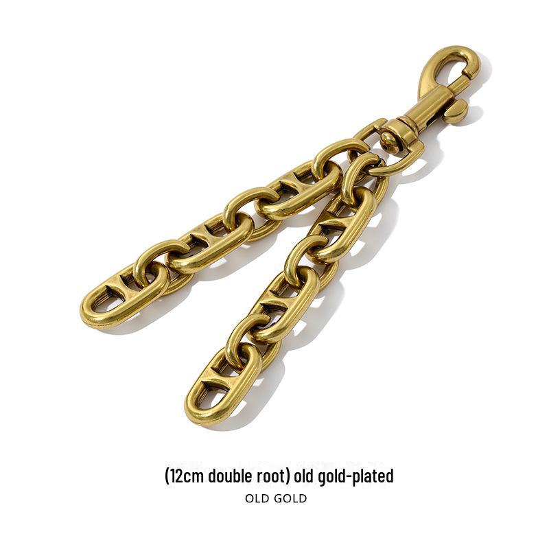 Женская сумка-слингер подмышкой с коротким ремешком и декоративной цепочкой, SP-21, совместима с сумками-седлами GU Chi.