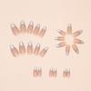 Elegant False Nails Long Almond Nail Tips Manicure Fake Nials  Women