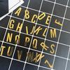 Золотые 26 Букв DIY Наклейки на День Рождения Акриловое Украшение для Торта Английский Алфавит Свадебная Вечеринка Декор для Торта