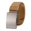 Men's Belt Automatic Buckle Nylon Outdoor Commuting Casual Canvas Belt Alloy Infinity Adjustment Belt Men