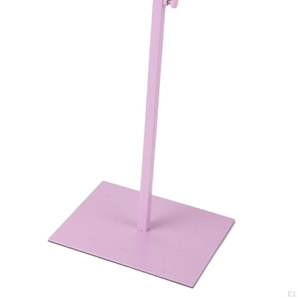 Necklace Holder Jewelry Stand Adjustable Purse Double Hook Portable T Shape Display