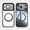 Магнитный чехол-подставка с кольцом для iPhone 17 Pro Max 16 15 14 13 12 Pro Max, роскошный защитный чехол с прозрачной задней панелью, гибридный TPU+PC, ударопрочный чехол