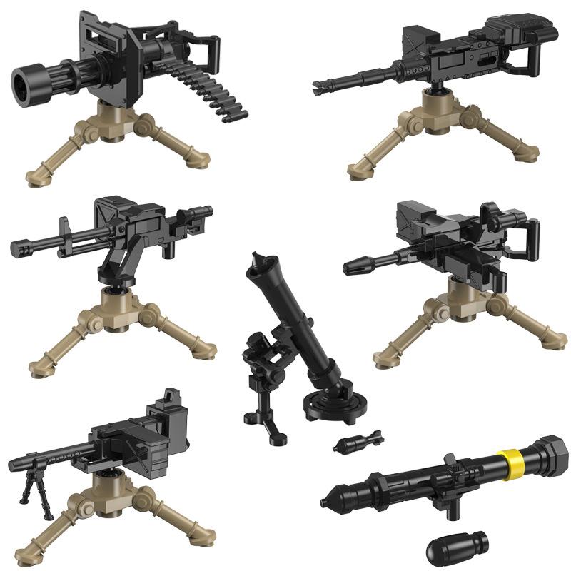 World War Ii Building Block Doll Military Toy Accessories Parachute Weapon Piece Equipment