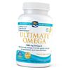 Омега-3 в рыбном желатине, Ultimate Omega in Fish Gelatin, 60гелкапс Лимон (67352043)