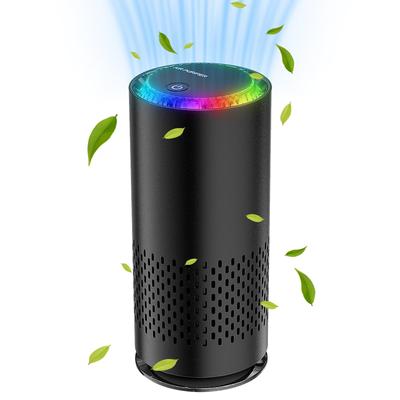 Компактный Автомобильный Настольный Очиститель Воздуха 800 мАч Высокий USB с Фильтром из Активированного Угля и Светодиодом Тихий Пыль Аллергия на Пыльцу Животных Подходит для T4 Новый! Очиститель, Тип, Объем,