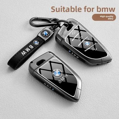 Car Key Case Cover Protector Shell for BMW X1 X3 X5 X6 X7 1 3 5 6 7 Series G20 G30 G11 F15 F16 G01 G02 F48 Car Accessories D222