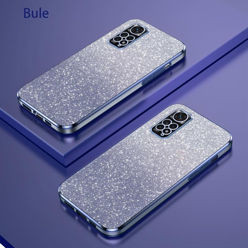 Note11 12pro Роскошный чехол с градиентным блестящим покрытием для Xiaomi Redmi Note 11 12 Pro 4g Plus 5g силиконовая задняя крышка Note12 12s 11s