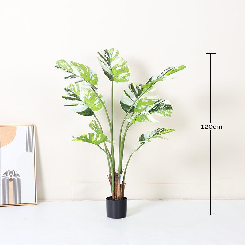 Nordic Traveller's Palm Artificial Plant for Living Room & Window Decor - Potted Greenery for Indoor Landscaping
