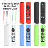 With Lanyard Remote Control Sleeve Shookproof Waterproof Case for Alexa Voice Fire TV Stick 4K 2nd