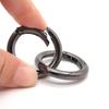 Bag Keyring Openable Handbags Ring Buckle Round Spring Gate Snap Hooks O-Ring Buckle Snap Clasp
