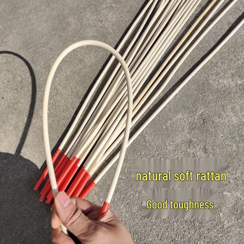 Natural Rattan Teacher's Pointer and Ruler Pen for Home Tutorials and Dance Instruction