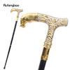 Золотисто-белая ручка в виде слона, роскошный узор, трость для вечеринки, модная элегантная трость, декоративная насадка-трость, посох 93 см