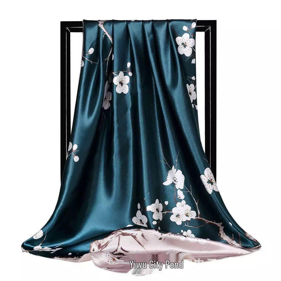 Новый женский шелковый шарф – Живопись «Тысячи миль рек и гор», шаль в китайском стиле, идеальный подарок на День матери.