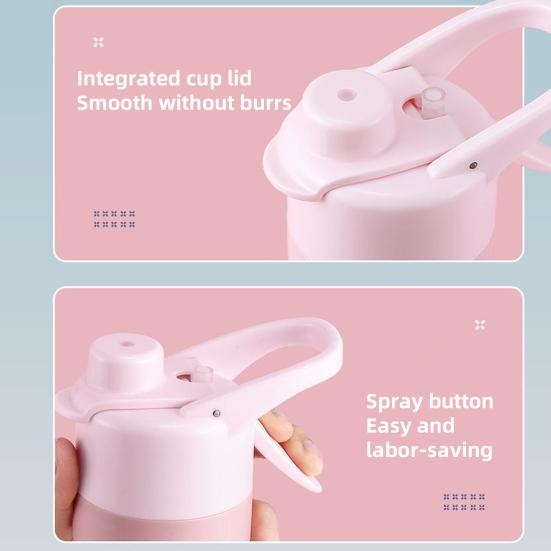 Распылитель Воды Термокружка Дорожная Чашка для Воды Без БФА 650 мл Большая