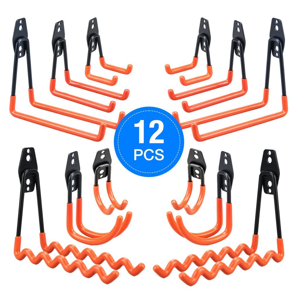 Металлические крючки для перфорированной панели для хранения в гараже и на складе