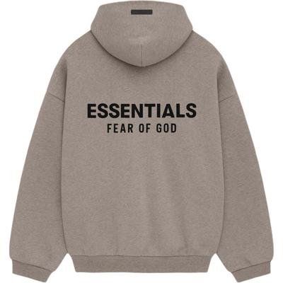 Fear of God Essentials Флисовая толстовка II Серо-меланжевая Мужские Топы 192HO246259F