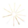 80Pcs Bamboo Disposable Wooden Fruit Fork Dessert Forks Tableware Party Decor