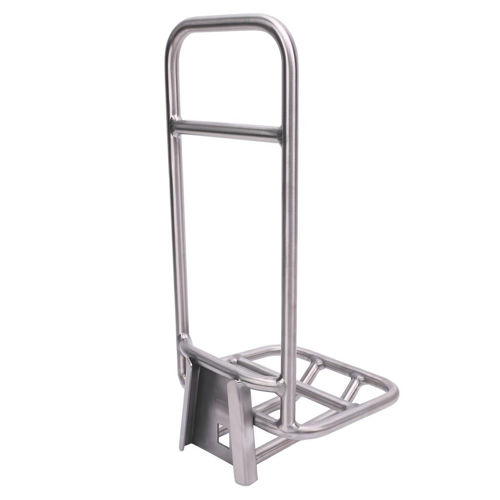 Bike Front Fork Shelf Ti Alloy Portable Strong Load Bearing Folding Bike Front Luggage Carriers Rack for Shopping Riding