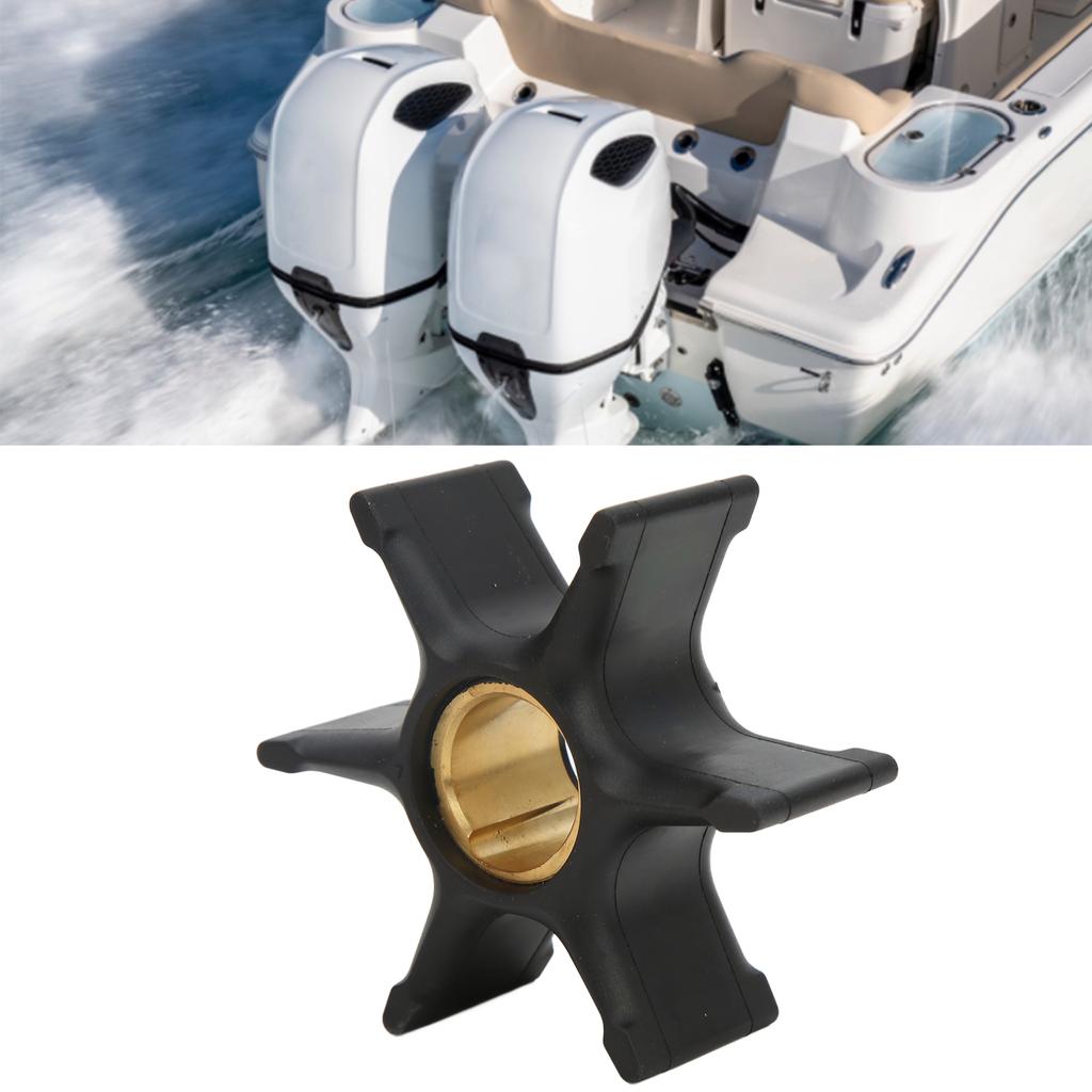 6 Blade Outboard Water Pump Impeller 435821 Neoprene Replacement for Johnson Evinrude OMC BRP 85‑300HP