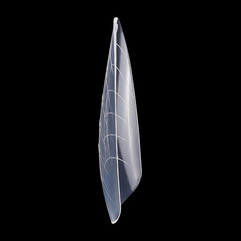 120 Crystal Nail Art Tips & Scaled Extension Mold Set, Paper-Free Model with Extension Glue, 25#