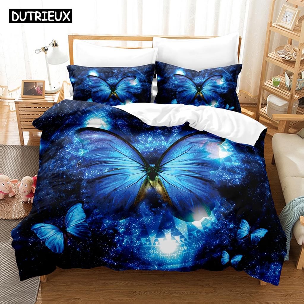 3D The Butterfly Постельное белье Пододеяльник с наволочкой Твин Полный Queen King Постельное белье Постельное белье