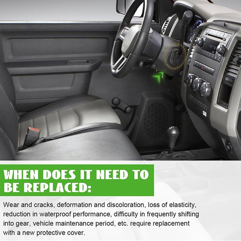 1 шт. Черный чехол рычага переключения передач с инструментом для снятия 68400287AA подходит для Dodge Ram 2011-2022