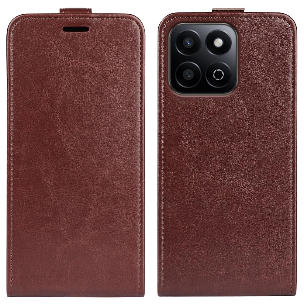 Чехол для Honor 200 Smart 5G/X7c 4G с отделениями для карт, вертикальный откидной кожаный чехол для телефона