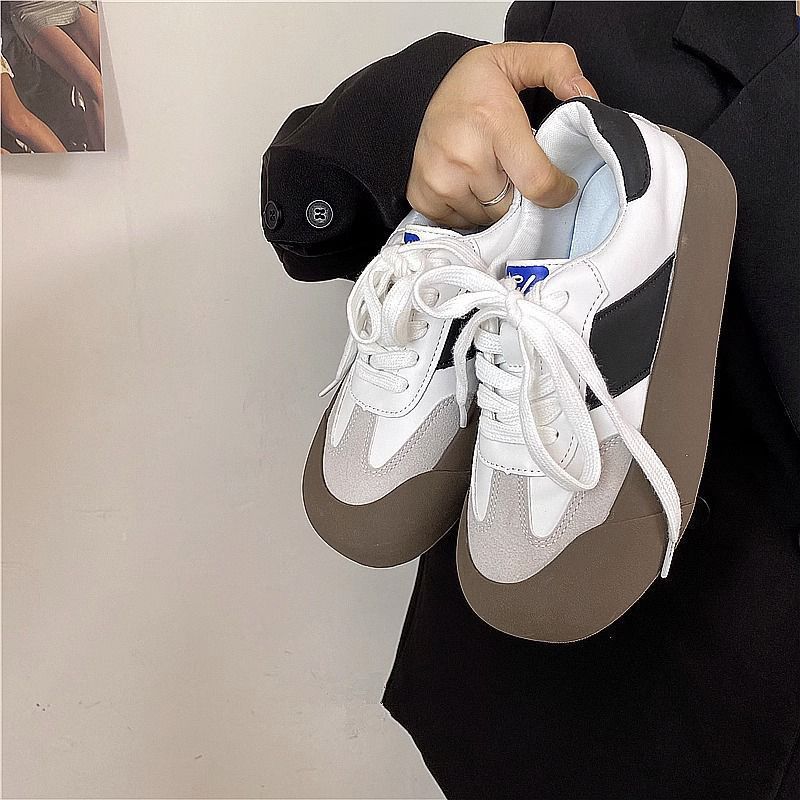 Кроссовки Forrest Gump на платформе, немецкие кроссовки, женские, осенние, новые, универсальные, повседневные, спортивные, для сноубординга, белые туфли