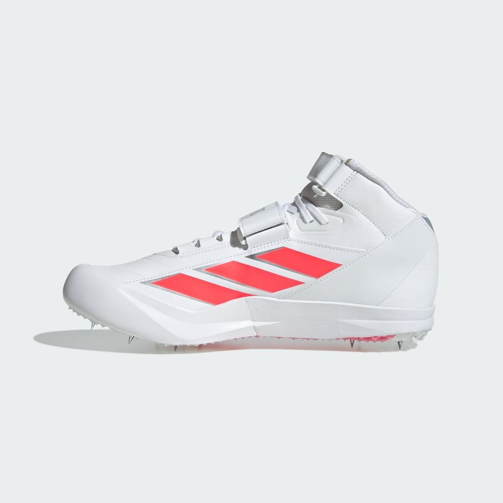 adidas ADIZERO JAVELIN KJ9552 Unisex Performance Sports Shoes Cloud White / Solar Turbo / Gold Metallic