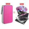 Portable CD Case Holder 96 Capacity CD Case Wallet Disc Cases Storage Binder DVD Bag  Car Use