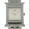 Часы Heure H Часы HH1.230 Безель с бриллиантами белый Циферблат бриллианты/Нержавеющая сталь Кварц Аналоговый дисплей Женские Б/У