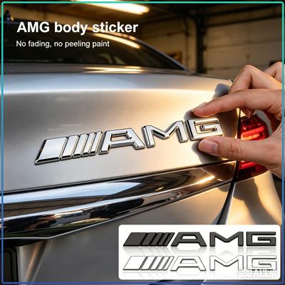 Задняя наклейка-эмблема AMG для Mercedes Benz GLC A180 X156 W204 W205 W203 W211 W212 W169 W108 W213 W220 Декаль на кузов 1 шт.