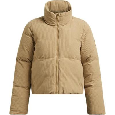 Coldgear Limitless Stand Collar Теплый однотонный повседневный пуховик с длинным рукавом Женская верхняя одежда Camel-Brown 1384652-263