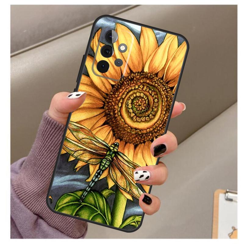 Роскошный чехол-стрекоза для Samsung Galaxy A56 A16 A26 A36 A06 A52 A53 A33 A13 A34 A54 A14 A15 A35 A55 A22 A32
