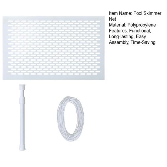 Yousheng Pool Skimmer Guard Kit Leaf Skimmer Protective Shield Spring Action Net System Prevents Debris Blockage Skimmer Mesh Board for Above Ground