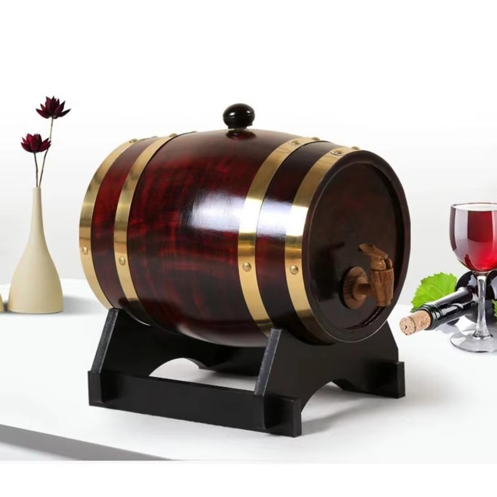 With Tap Beer Dispenser Wood Beer Container Party Supplies Wine Barrel Restaurant