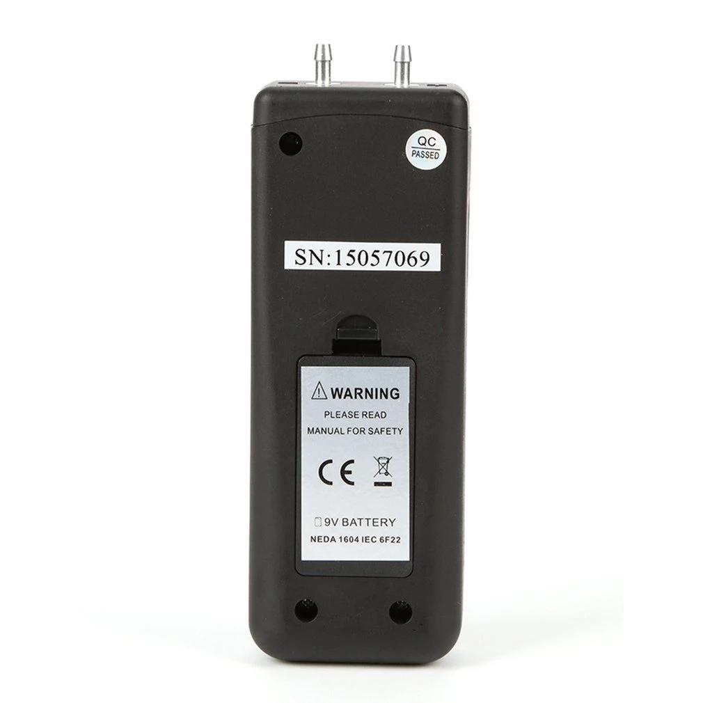 Portable Digital Manometer Air Pressure Meter Handheld U-type Differential Pressure Meter
