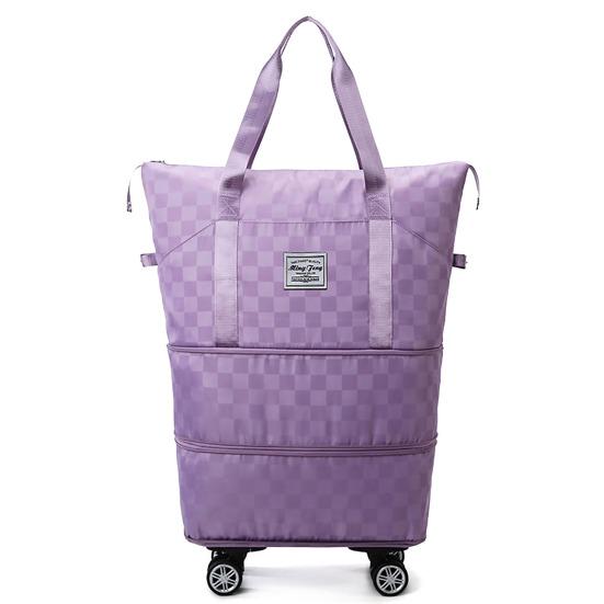 Сумка для хранения объемом 36–55 л. Расширяемая сумка для хранения со съемными колесиками. Сумка для багажа.